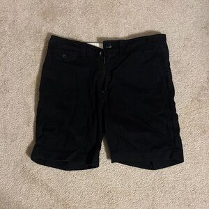 Saturdays New York City Black Flat Front Shorts